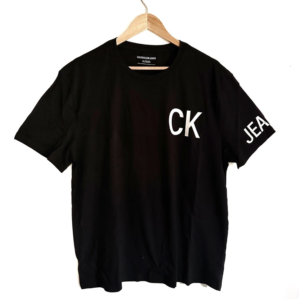 CK Jeans Black Short Sleeve Tee